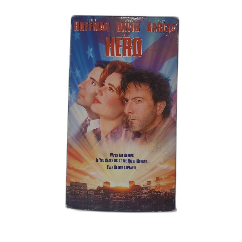 Hero (1992) VHS – Dustin Hoffman – Geena Davis –Andy Garcia –Columbia Home Video